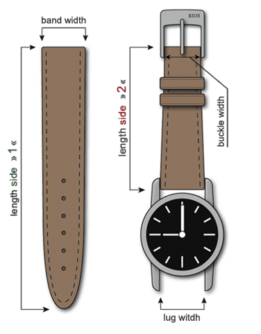 Dimensions - Watch Strap
